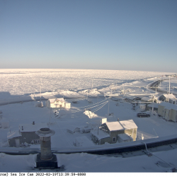Utqiaġvik (Barrow) Sea Ice Webcam on 02.19.2022 at 13:39
