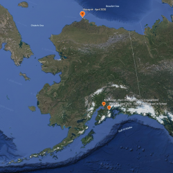 Google Earth image of Alaska