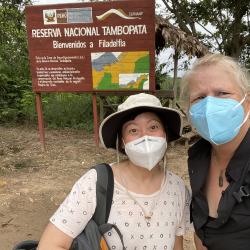 Arriving at the Tambopata National Reserve