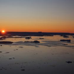 Sunset in the Amundsen Sea, Antarctica