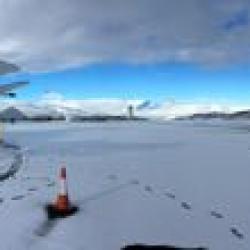 IceBridge P-130 Orion Kangerlussuaq Airport