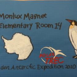 Monlux Magnet Elementary School, Rm. 14 - My classroom flag!