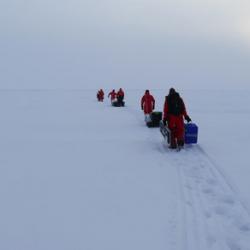 Heading off for ice station at North Pole