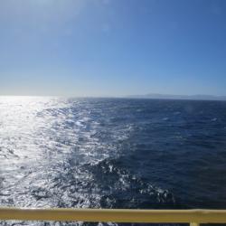 Southern tip of Tasmania from the starboard side.