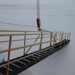 Palmer's gangway for an ice party