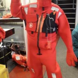 Lee in immersion suit
