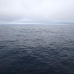 Morning horizon over the Bering Sea