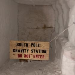 South Pole Gravity Sign