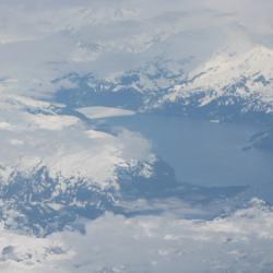 Mountains and glacier near Valdez, AK