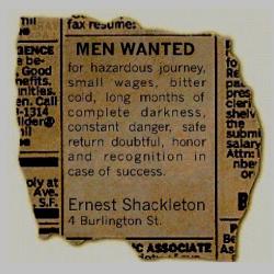 Shackleton ad
